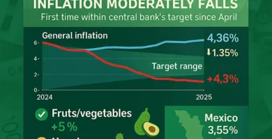 México inflación desacelera a 3.55% en julio ¿el alivio esperado o señales mixtas?