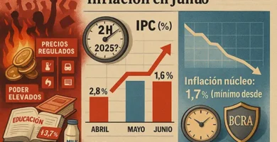 Inflación en Argentina el repunte de junio y el desafío de volver a la senda de la desinflación