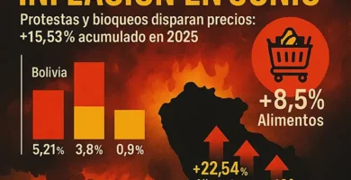 Bolivia lidera la inflación en la región junio disparó los precios con un 5,21 % mensual