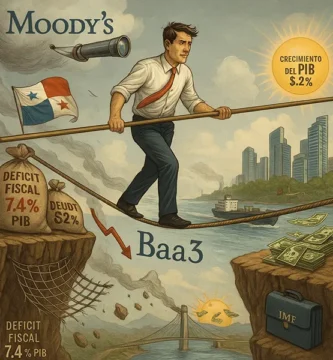 Panamá bajo la lupa Moody’s alerta sobre su estabilidad fiscal pese al grado de inversión