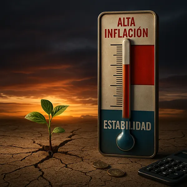 Milei celebra inflación a la baja, crecimiento del 6 % y recuperación salarial ¿milagro o espejismo?