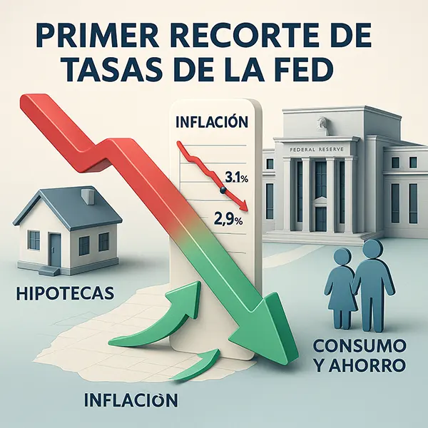 ¿Alivio en EE.UU.? Lo que significa el primer recorte de tasas de la Fed para la inflación y el bolsillo