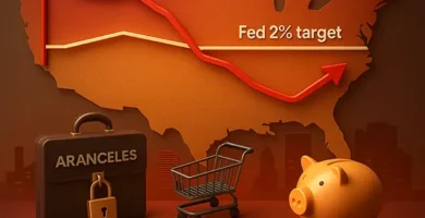 Estados Unidos economía en desaceleración con la inflación presionando hasta 2026