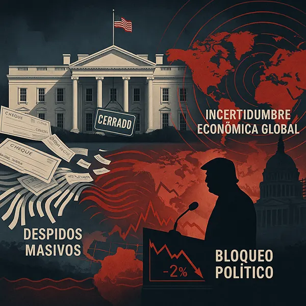 Cierre de Gobierno en EE. UU Trump, los despidos masivos y la nueva tormenta de incertidumbre económica global