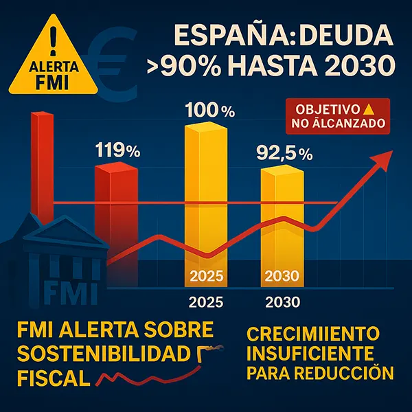 España frente al desafío de la deuda el FMI alerta que el país no bajará del 90% del PIB antes de 2030