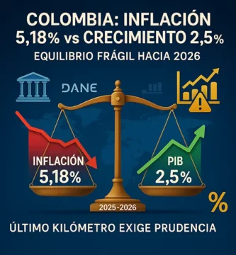 Inflación en retirada y economía en pausa el equilibrio frágil de Colombia hacia 2026