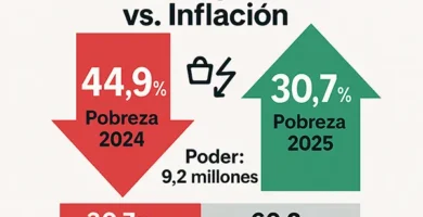 La pobreza en Argentina bajó al 30,7%: señales de alivio económico y desafíos pendientes