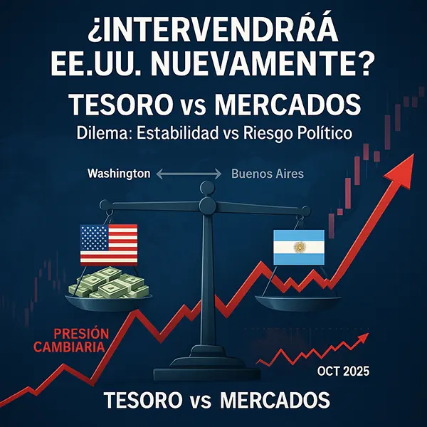 ¿Intervendrá otra vez Estados Unidos? La presión cambiaria global que inquieta a los mercados y pone a prueba al Tesoro norteamericano
