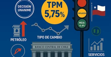 Banco Central de Chile mantiene la tasa y advierte riesgos la inflación aún no está completamente bajo control